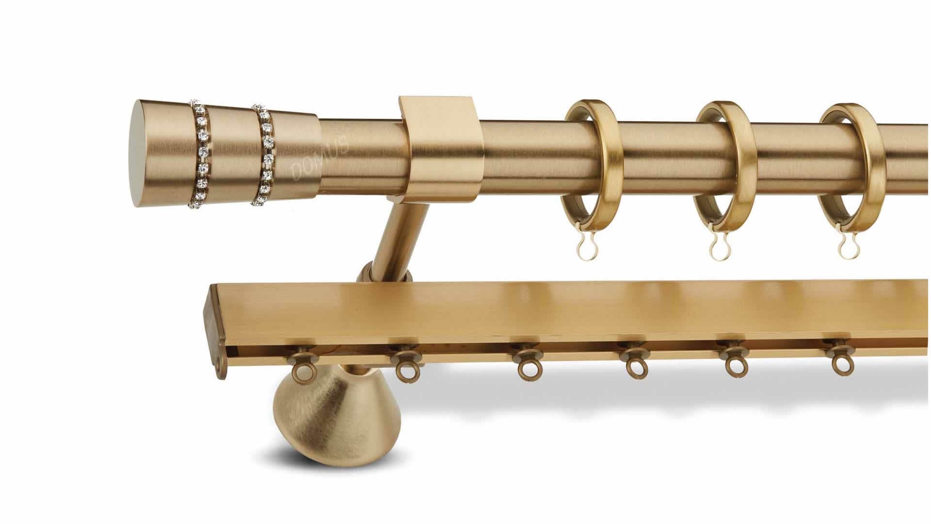 ΠΑΡΟΣ SWAROVSKI Κουρτινόβεργα Όρο Ματ, P7-6695-90-3